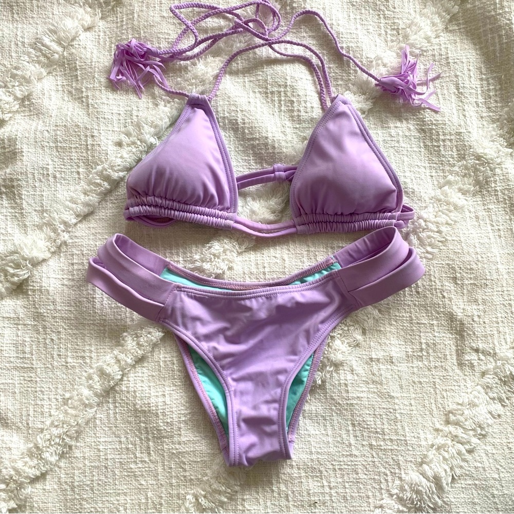 PilyQ lavender bikini